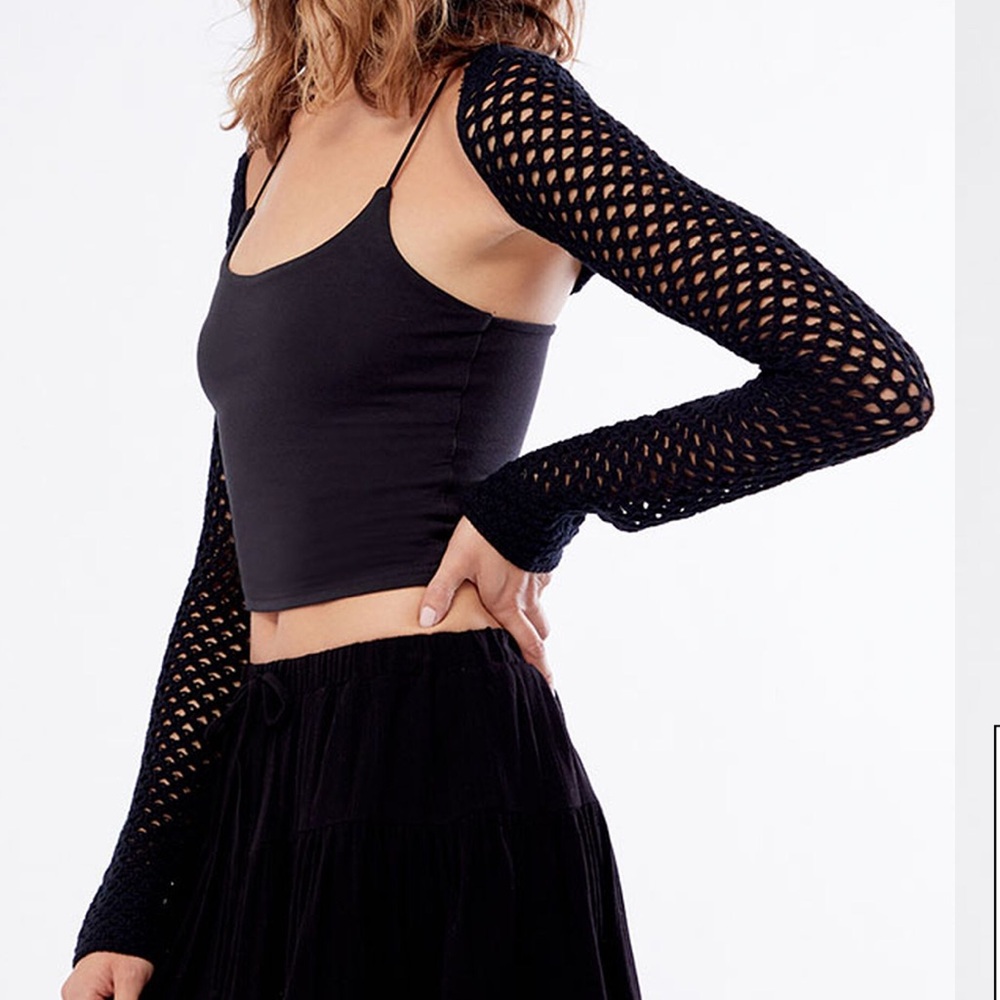 LA Hearts black Shrug Sweater